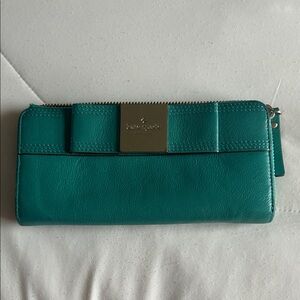 Kate Spade Turquoise Leather Wallet